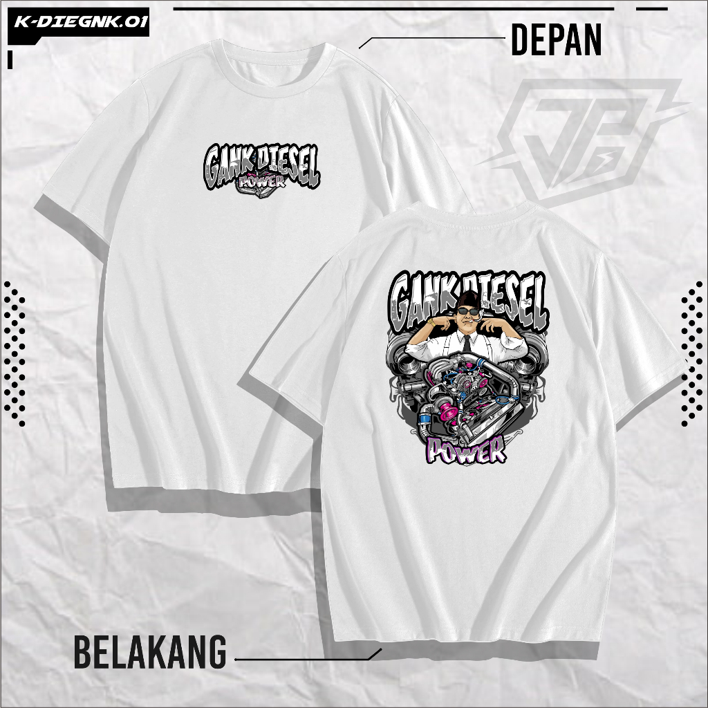 SJP Kaos Gank Diesel Kaos Racing Diesel Gank TSHIRT PREMIUM QUALITY DISTRO