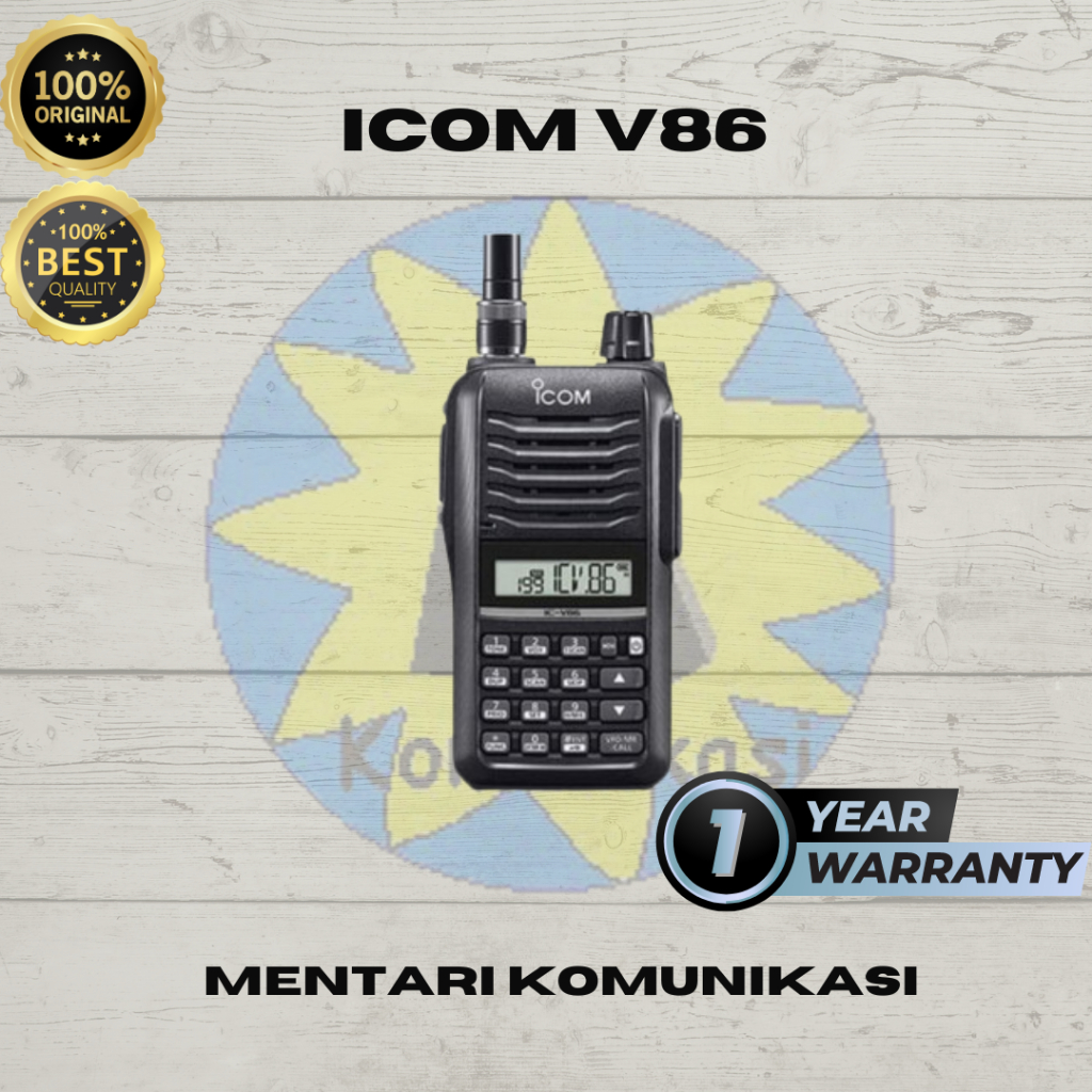 HT ICOM V86 - Handy talky icom v86 vhf 7watt Original resmi - ICOM V86