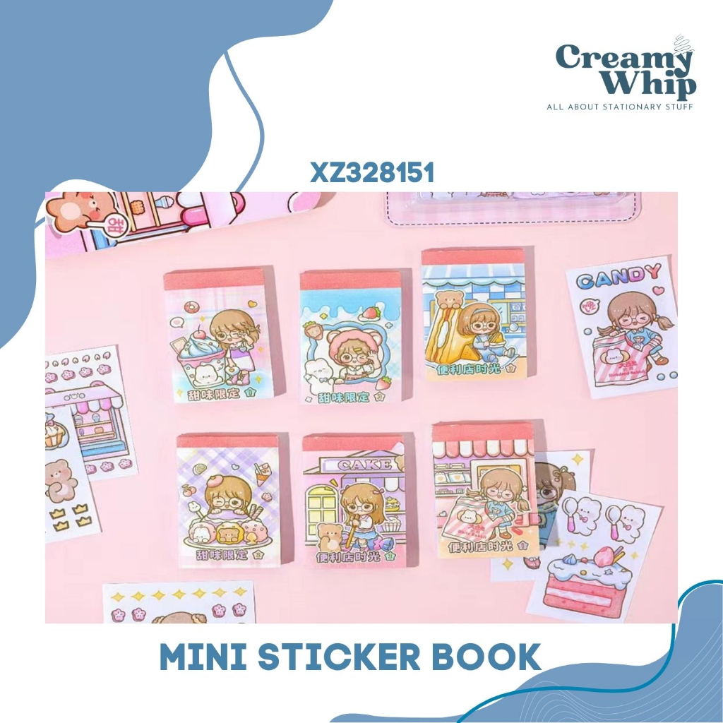 

Mini Sticker Candy Gal Book Set - Sticker Tempel Candy Girl dekorasi journal book sticker set