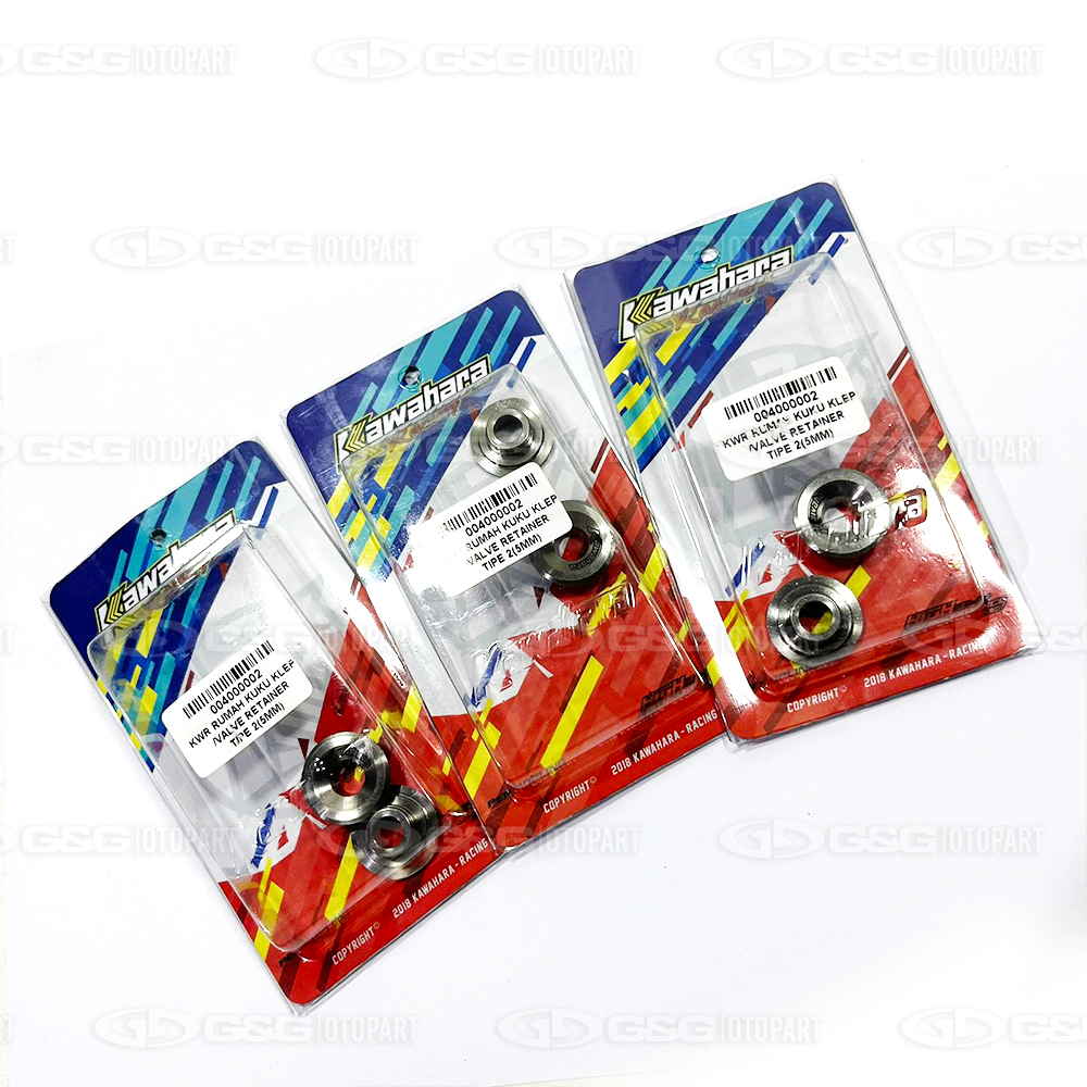 Retainer Klep Titanium Kawahara Batang 5mm Cekung