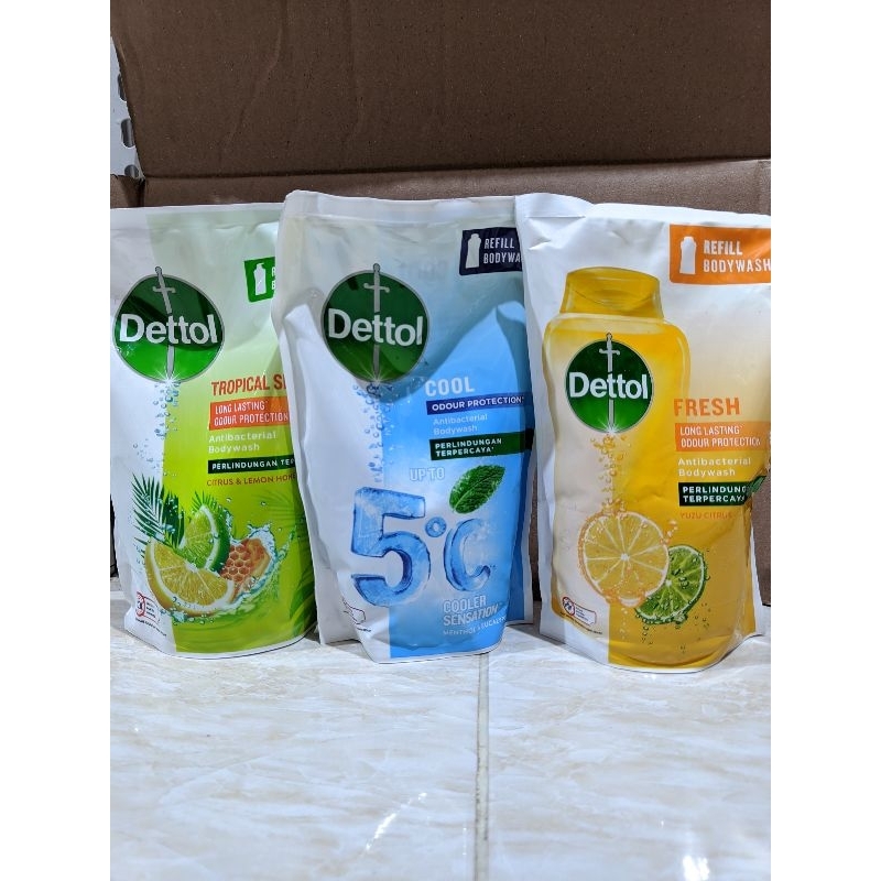 Dettol Refill Body wash 410ml/dettol/Sabun cair dettol 410ml