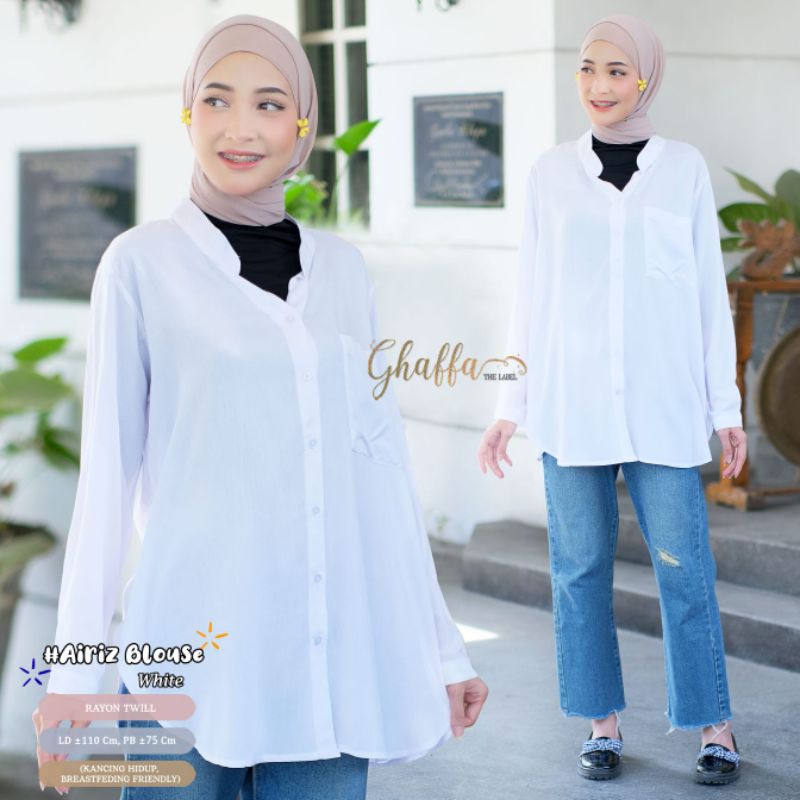 AIRIZ BLOUSE , ATASAN JUMBO, BY GAFFA THE LABEL
