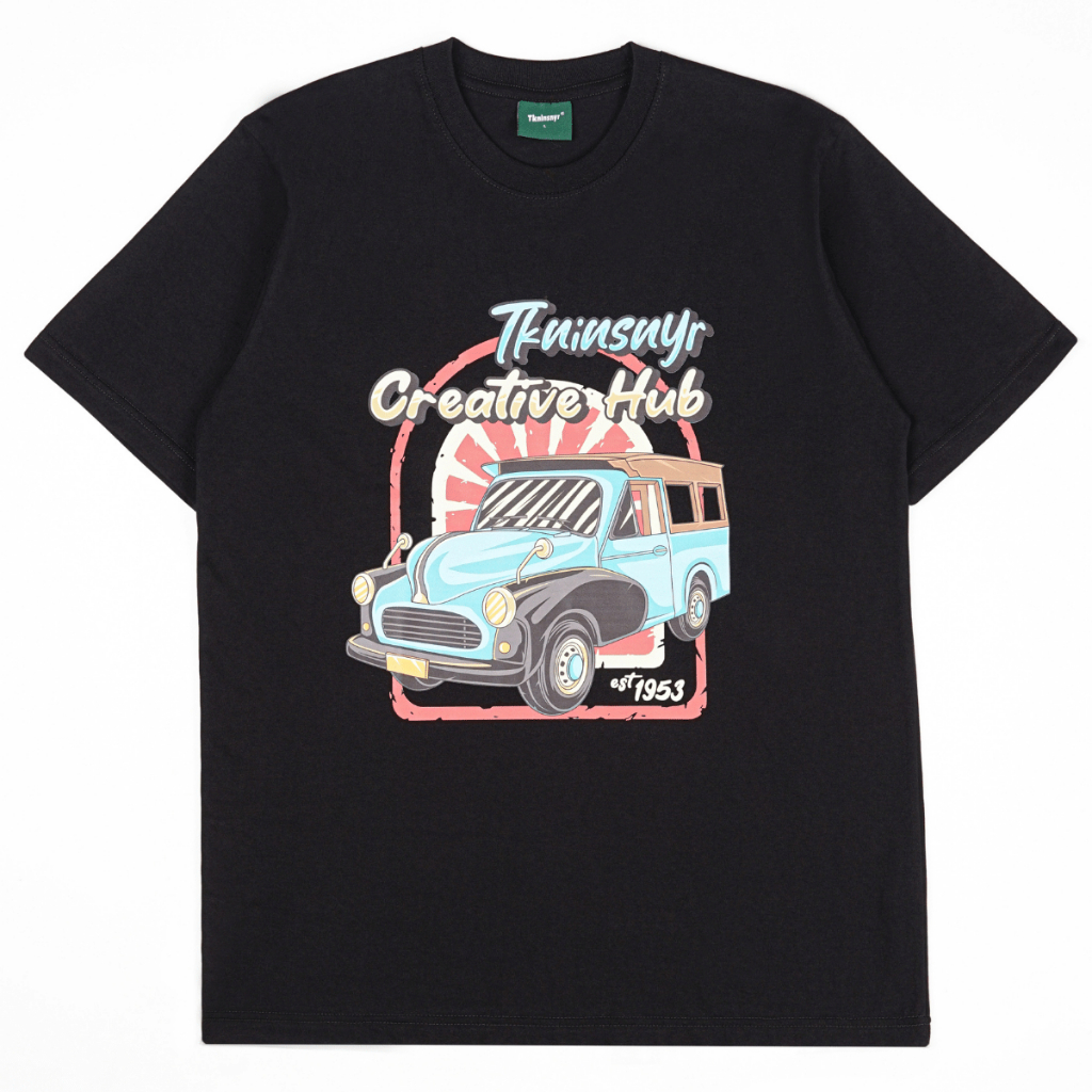 Tukang Insinyur - Kaos Premium 24s Oplet Babeh Black Unisex