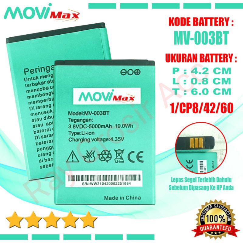 Baterai Original Modem Mifi 4G XL GO Movimax MV003MV
-003BT MV003BT