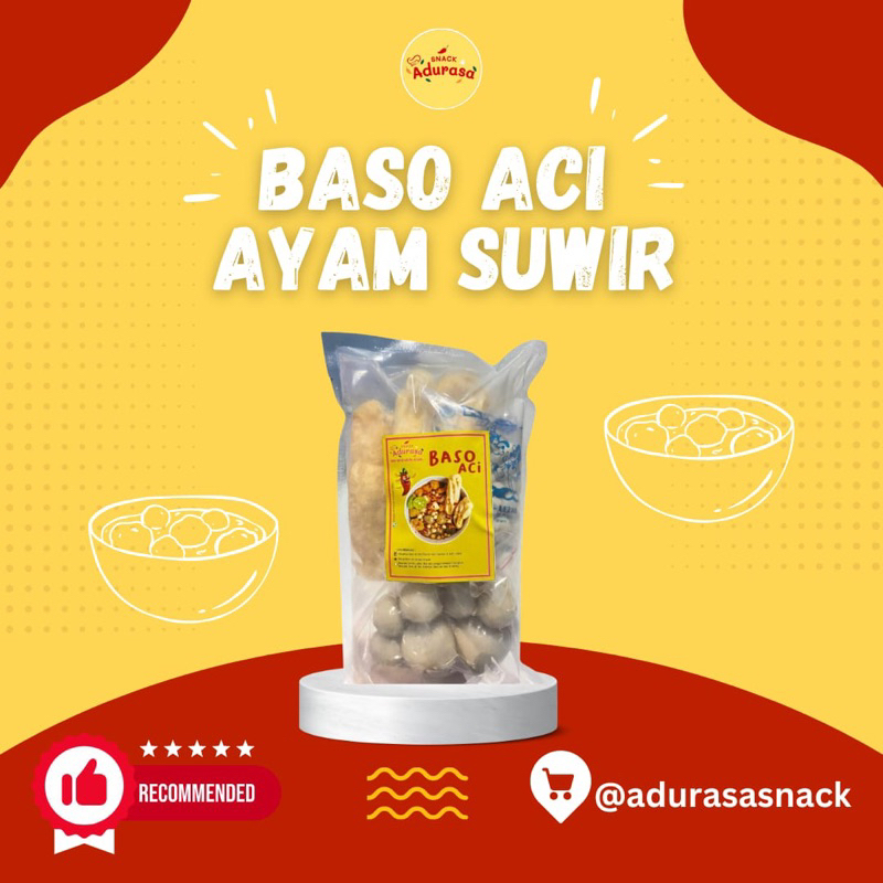 

Baso Aci Ayam Suwir Adurasa