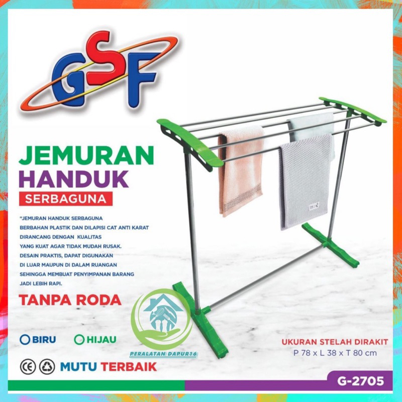 Jemuran handuk GSF warna