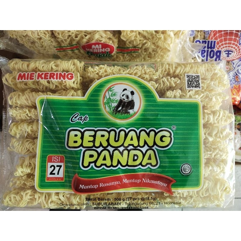 

Mie Kering cap Beruang Panda 500gr