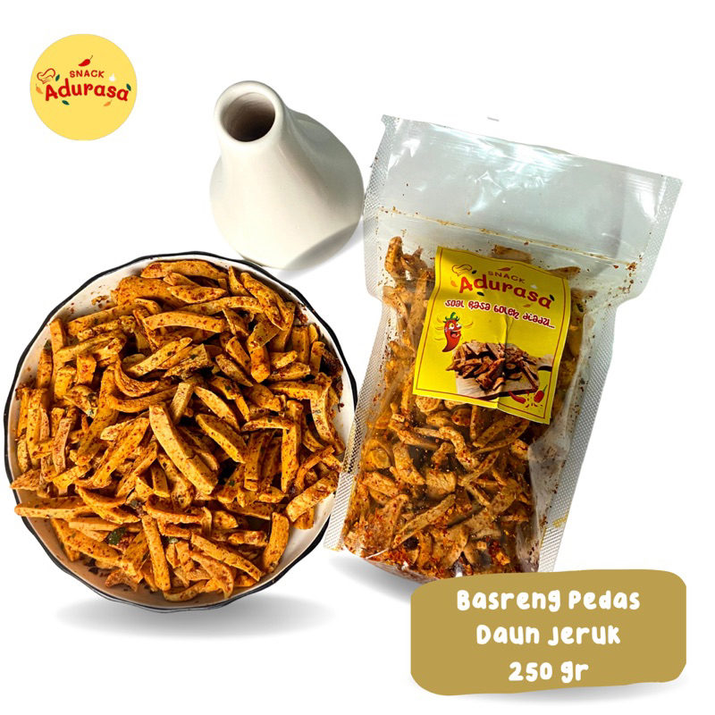 

Basreng Pedas Daun Jeruk 250gr