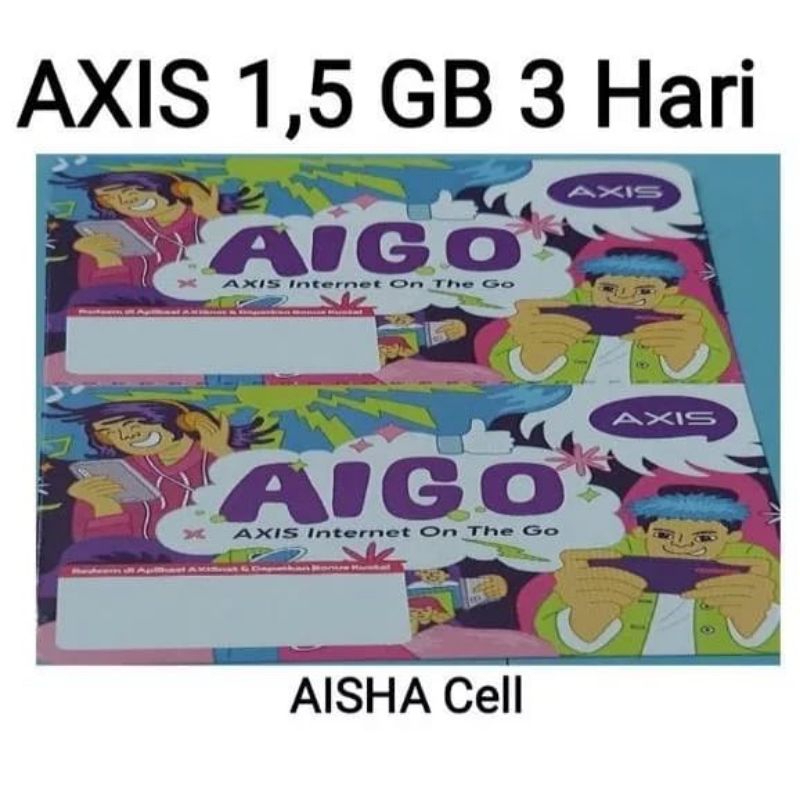 Voucher Axis 2 GB 3 Hari