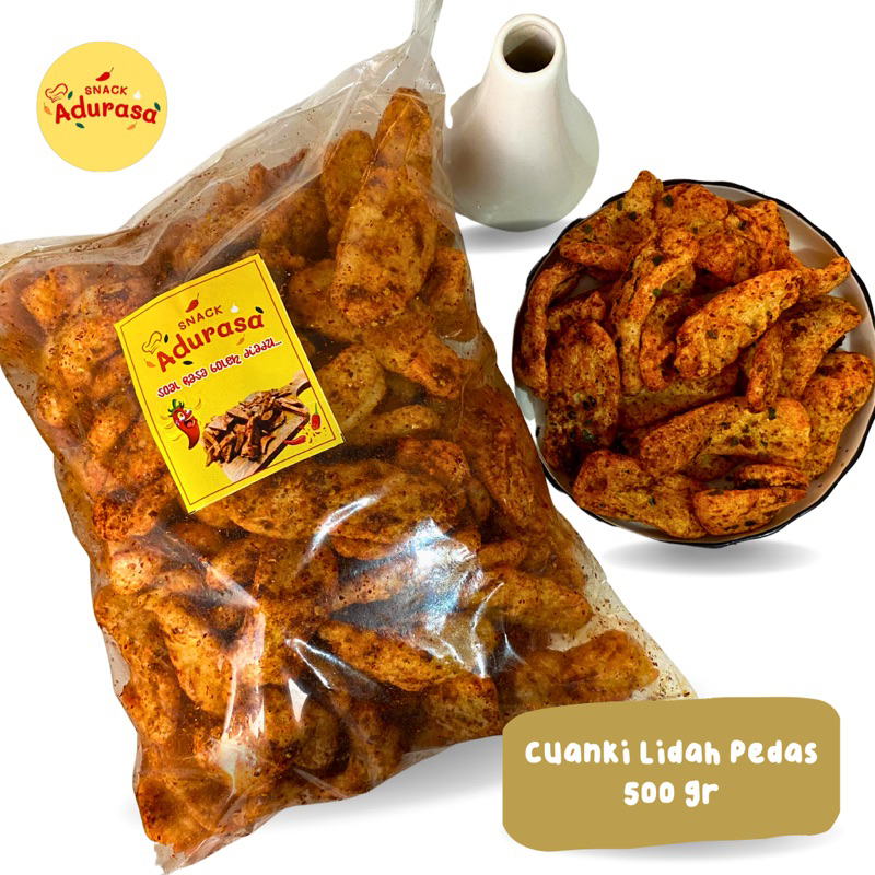 

Cuanki Lidah Pedas Daun Jeruk 500gr