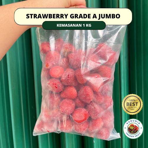 

TERMURAH STRAWBERRY 100gram PREMIUM GRADE A 1ons/ BUAH BEKU STRAWBERRY/ STROBERI FROSEN/STROBERI FROZEN/BUAH BEKU STROBERI 100 gram (1gelas jus)