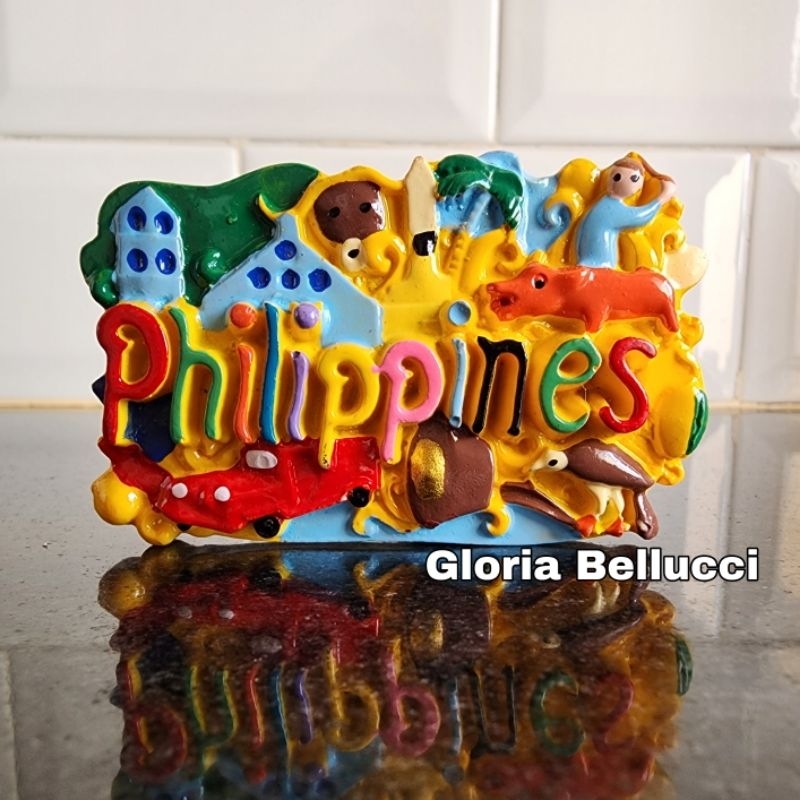 souvenir philippines tempelan fridge magnet kulkas negara filipina pilipina dekorasi