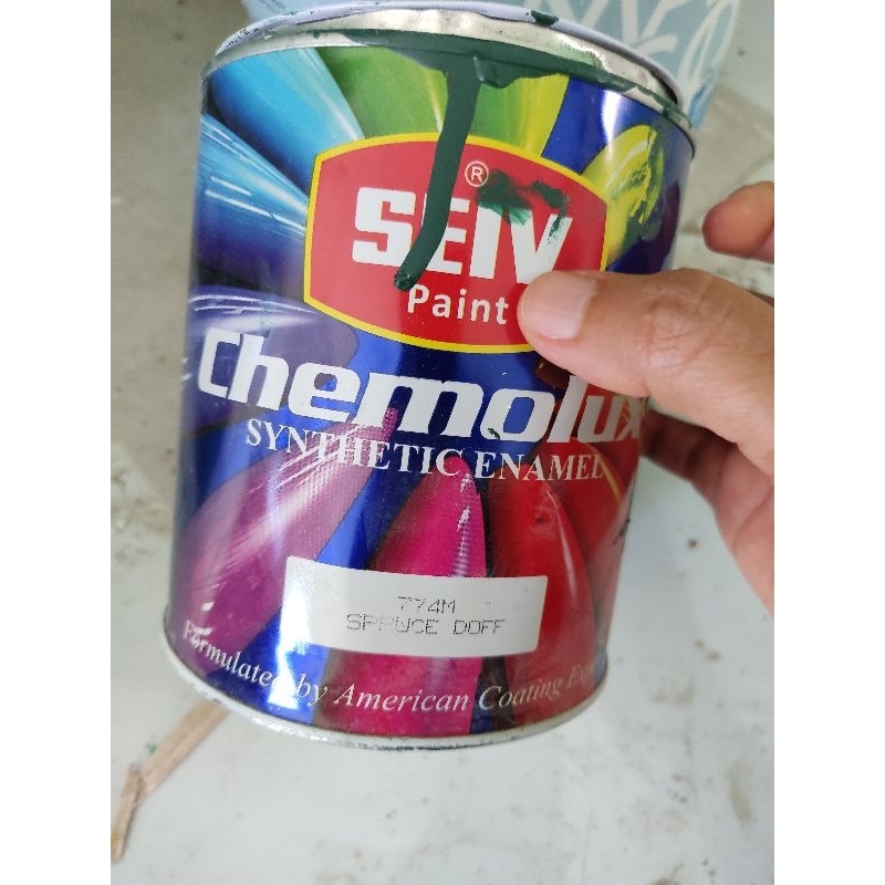 Cat Tembok Seiv Spruce