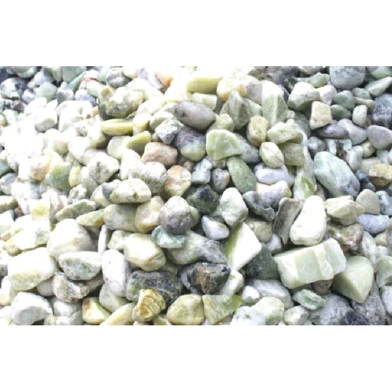 1 kg Rough batu akik giok Aceh sungai Dareh Jade serpentine harg 1 kg