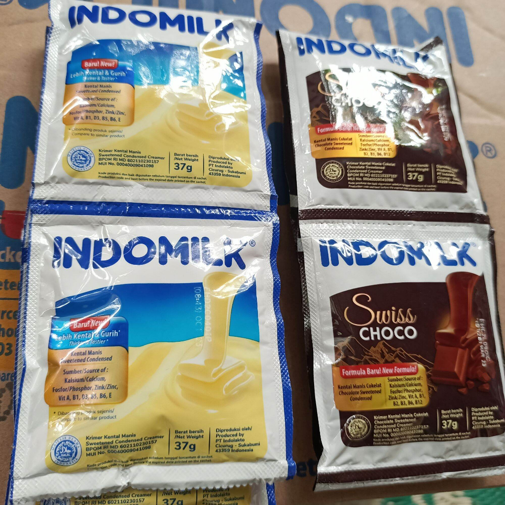 

Indomilk Kental Manis (Sachet 37gr) Isi 6 Sachet