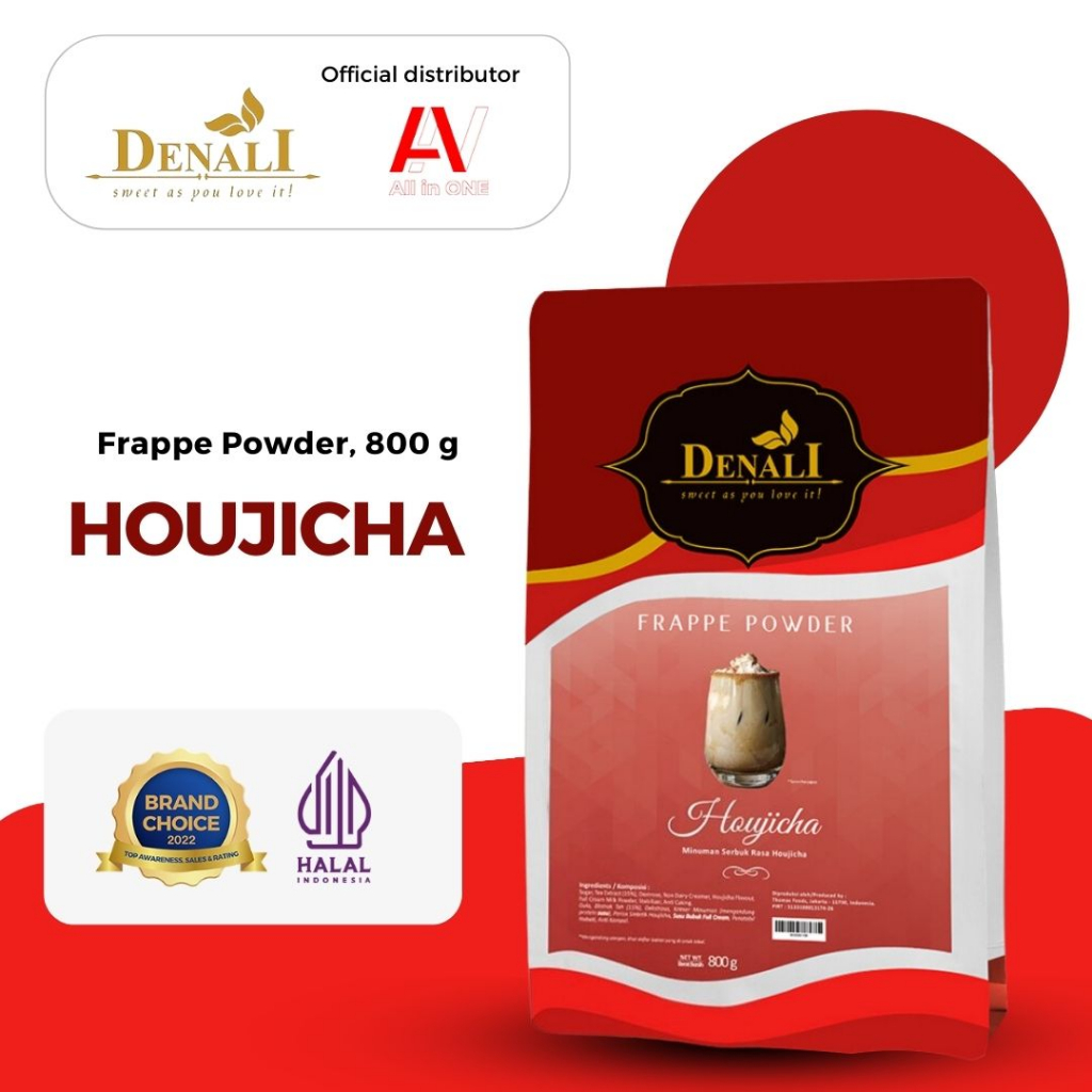 

Denali Frappe Powder 800g - Houjicha