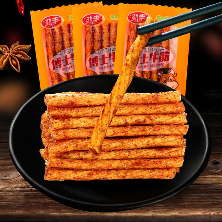 

JING FENG-Latiao Mianjing Sayuran Vegetarian Tendon Makanan Ringan China Impor Produk Kedelai Makanan Pedas Termurah