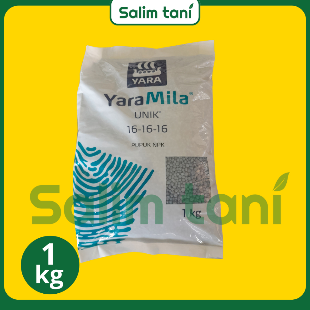 Pupuk Mutiara NPK 16-16-16 Yara Mila Unik Kemasan Pabrik 1 Kg