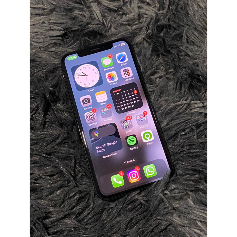 iphone x 256gb spacegray second