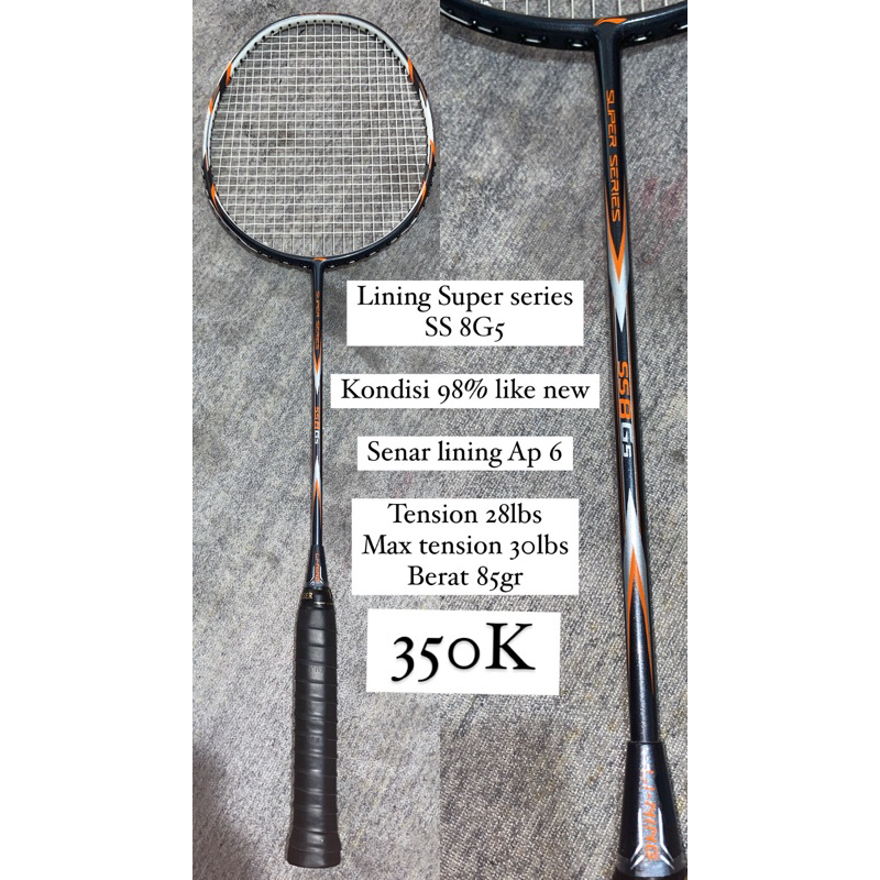 lining superseries ss 8g 5