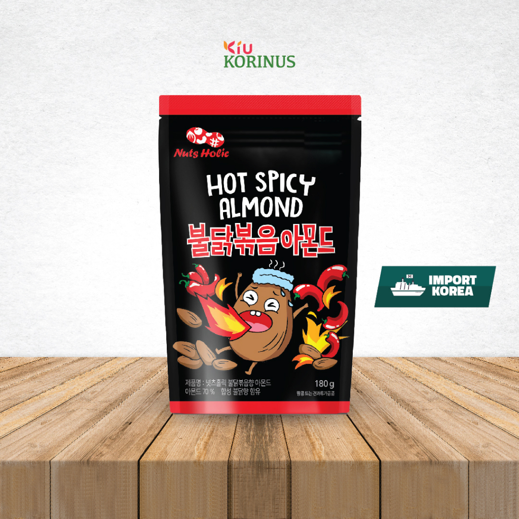 

PROMO Nuts Holic Hot Spicy Chiken Almond 180g / Kacang Almond Rasa Ayam Pedas
