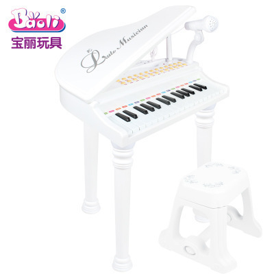 Piano Elektrik Premium Anak Set Lengkap dengan Microphone dan Kursi Dudukan / Piano Keyboard Elektri