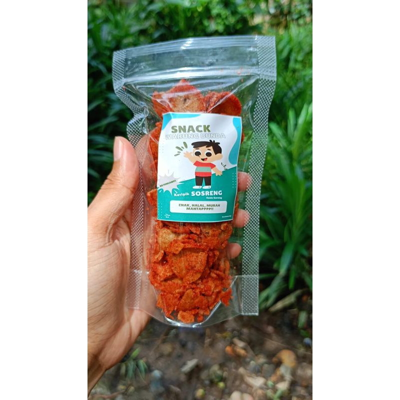 

keripik SOSRENG (sosis goreng)