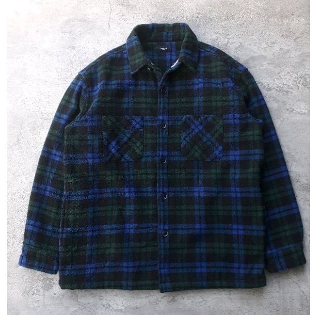 KEMEJA FLANNEL SHERPA SECOND | OUTER SHERPA SECOND | FLANNEL POLHAM SECOND