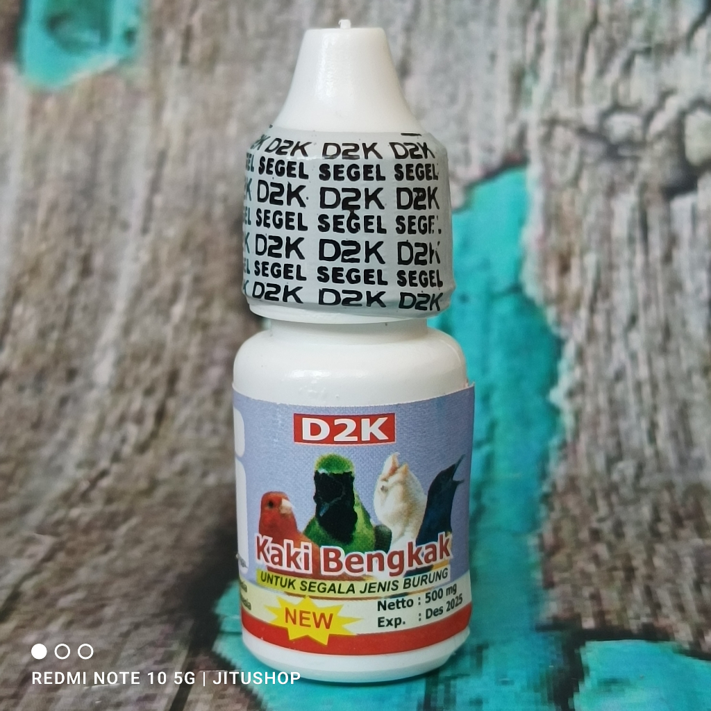 Kaki Bengkak D2K Obat Burung Sakit Kaki Bengkak Luka Iritasi