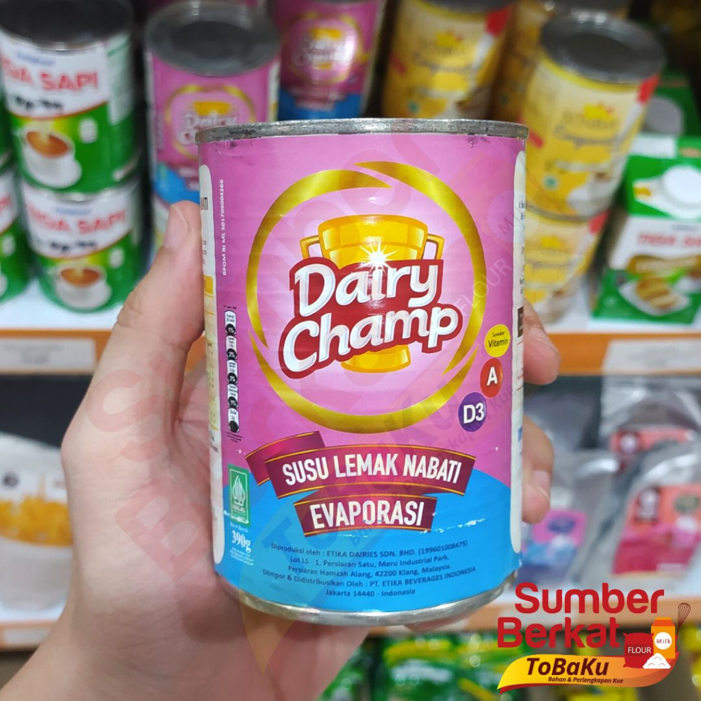 

Dairy Champ Evaporasi 390 gr Susu Evaporasi Murah Grosir