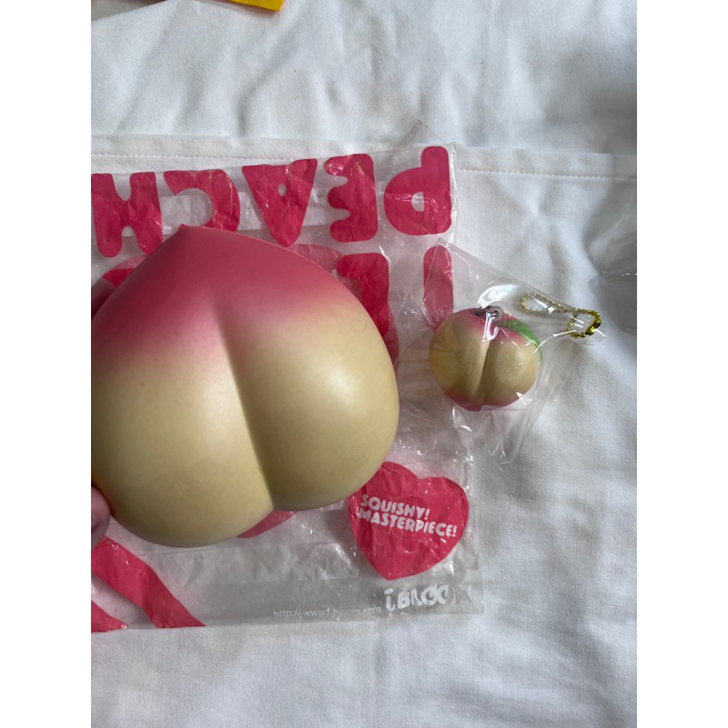 {PRELOVED} Squishy Ibloom jumbo and mini PEACH