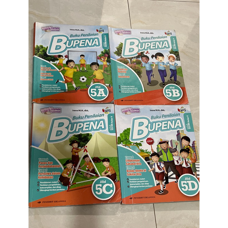 BUPENA JILID 5 buku kelas 5 lengkap tema 1-9