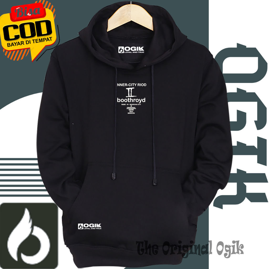 Sweater Hoodie Pria Distro Lokal Brand Unisex Cewek Cowok Keren Bahan Tebal Switer STAY WITH ME Sunm