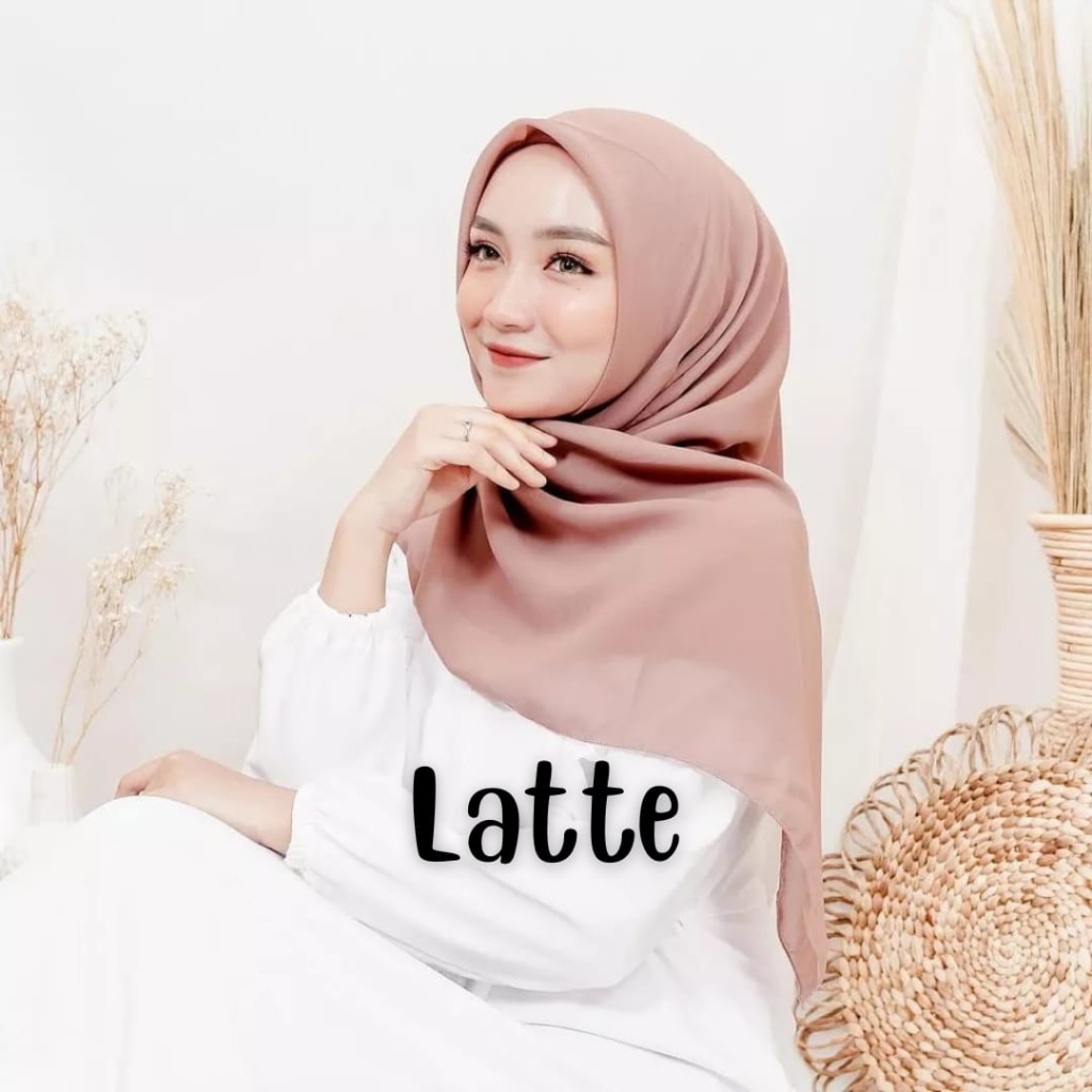 [ Free Gift] Bella Square warna Latte