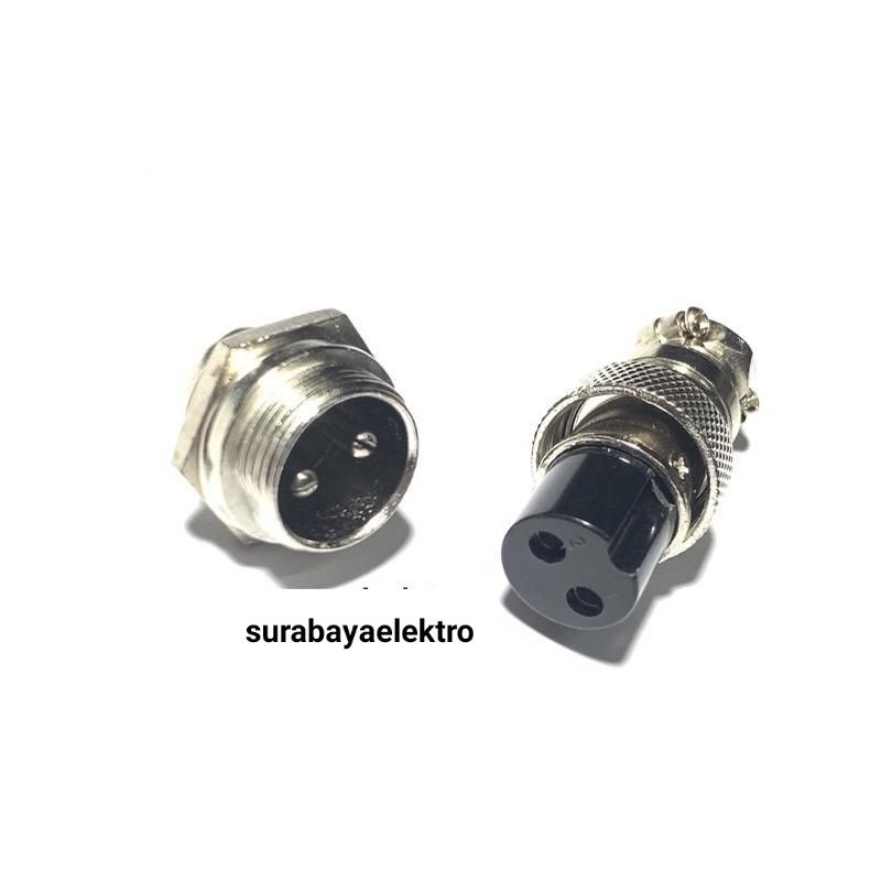 CONECTOR CB 2 PIN/JACK JECK JEK KONEKTOR CB 2 PIN