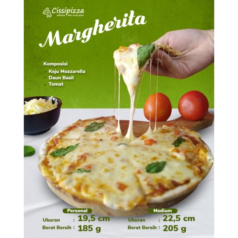 

Pizza Frozen Rasa Margherita Medium Cissipizza