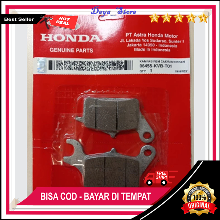 Kampas Rem Dispad Depan Beat Fi Spacy Fi Ori Kampas Rem Depan Motor Beat Pop Vario 125 Original Awet