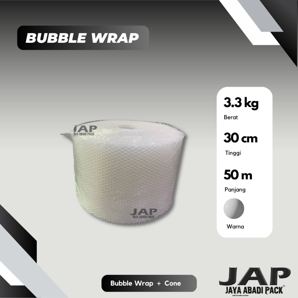 

Bubble Wrap 30 cm x 50 m Bening