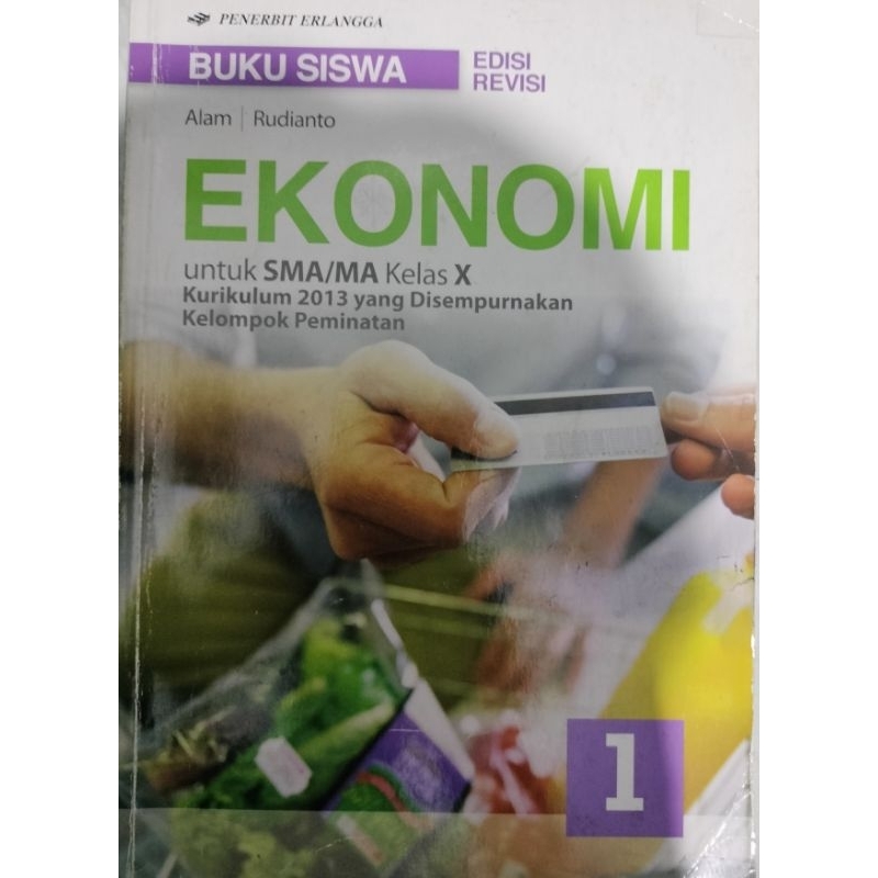 Preloved ekonomi peminatan kelas 10 SMA K13 penerbit erlangga