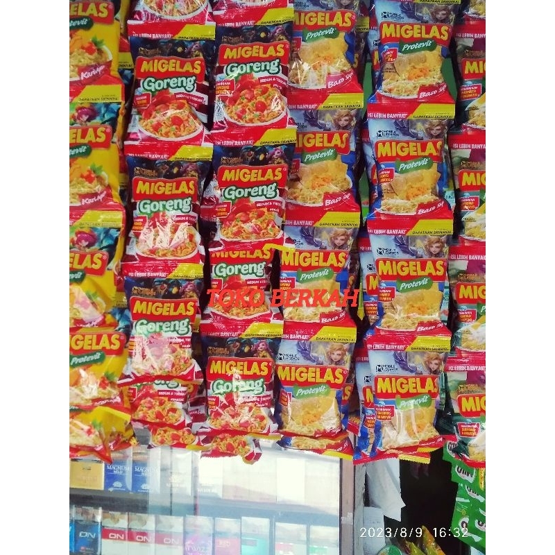 

Mie Gelas Sachet 30g isi 15 pcs per renceng