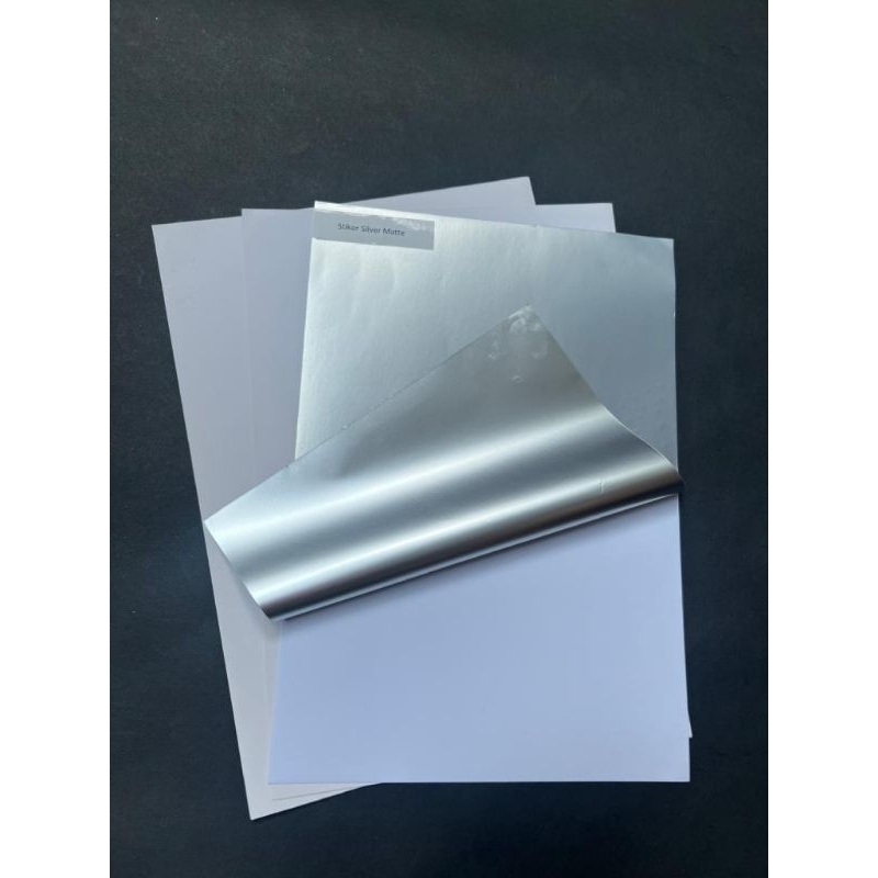

Stiker Silver Matte