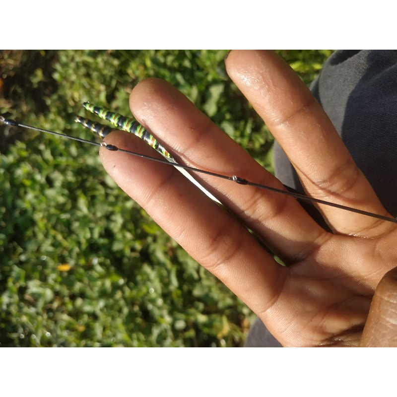 ujung joran tegek kolong/entul/pucukan lentur