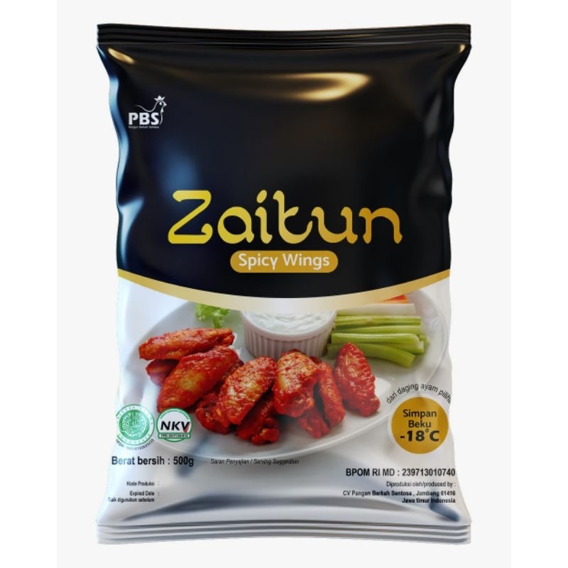 

SPICY WINGS ZAITUN 500gr