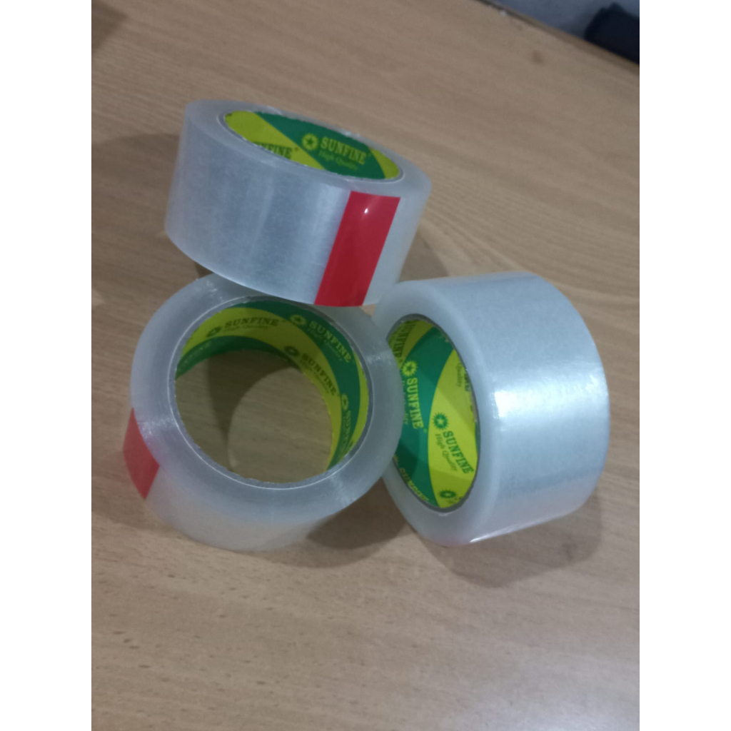 Lakban / Isolasi / OPP Bening Sunfine 48 mm x 100 yard