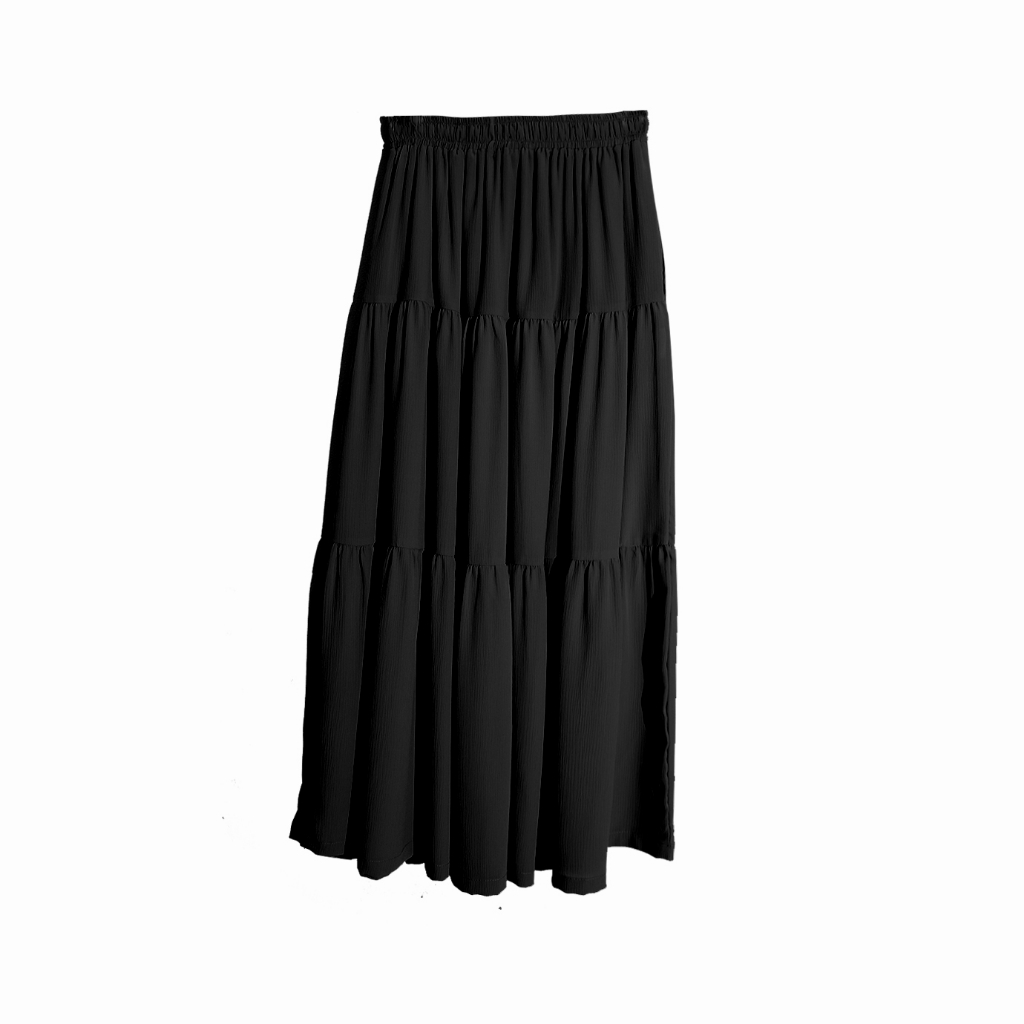 Rashawl Sarnen Ruffle Hem Skirt