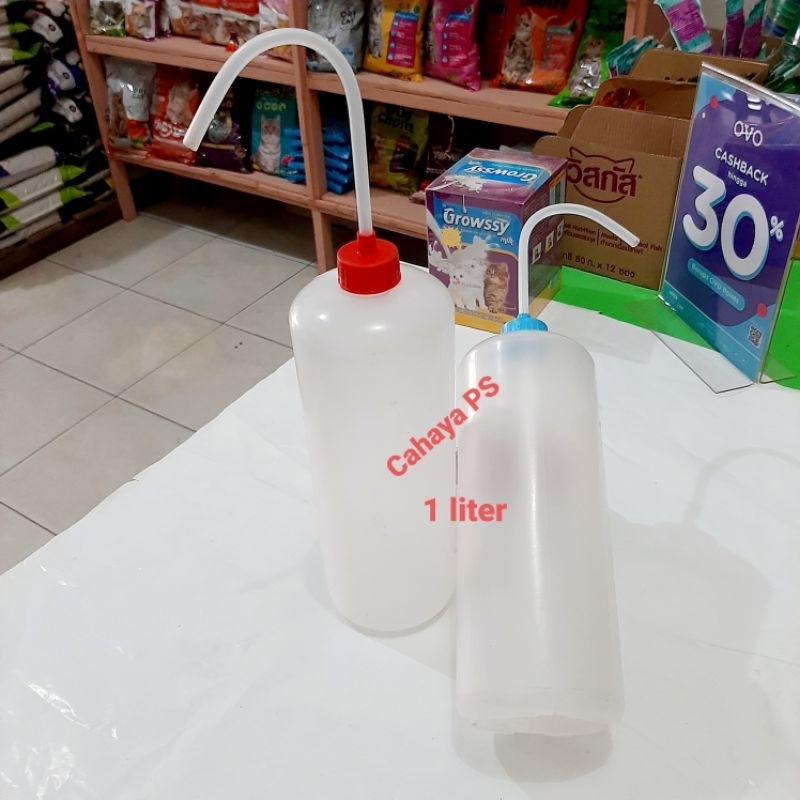 Botol selang plastik 1 Liter