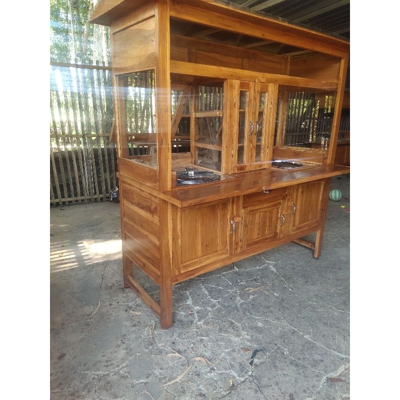 gerobak mie ayam bakso kayu