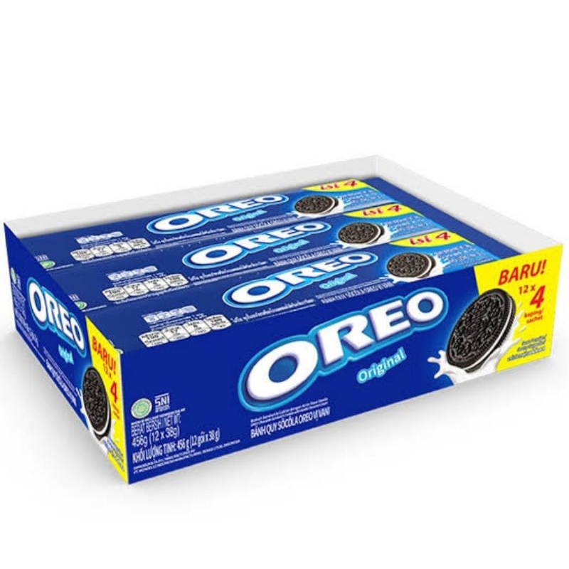 

(12 Sachet) Oreo Biskuit Sandwich Original