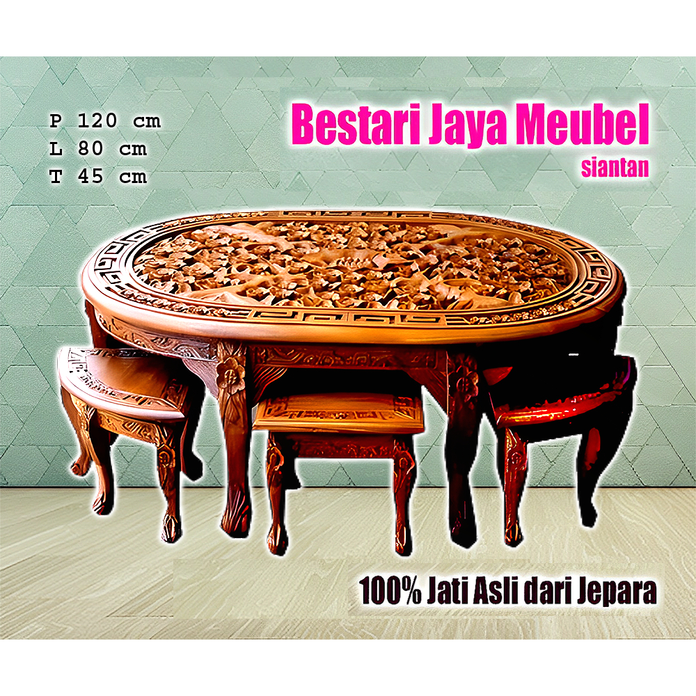 Meja Jati Oshin