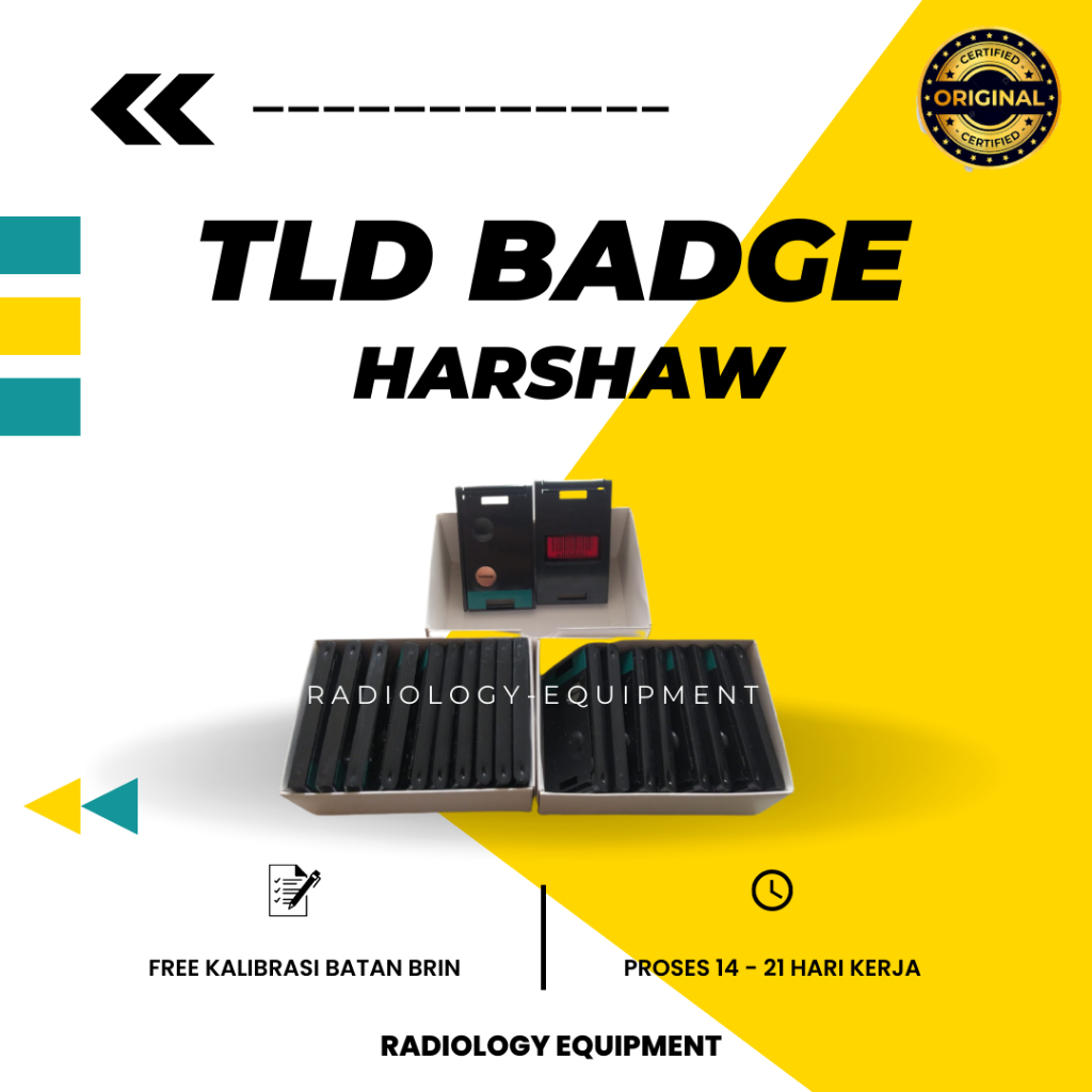 TLD HARSHAW RADIOLOGI RONTGEN XRAY USA 2 ELEMENT